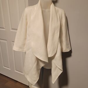 Promod Elegant Cream Drape Jacket